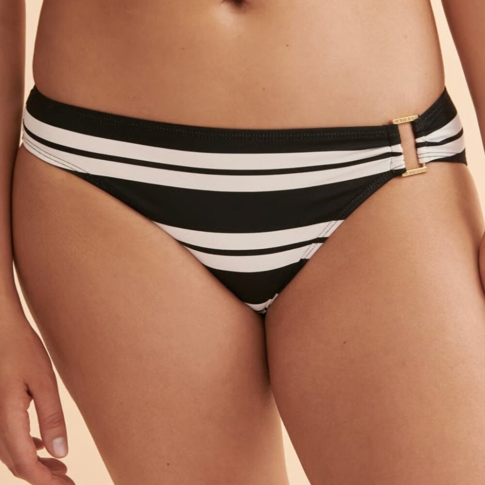 NWT LAUREN RALPH LAUREN Resort Stripe Hipster Bikini Bottom 6
